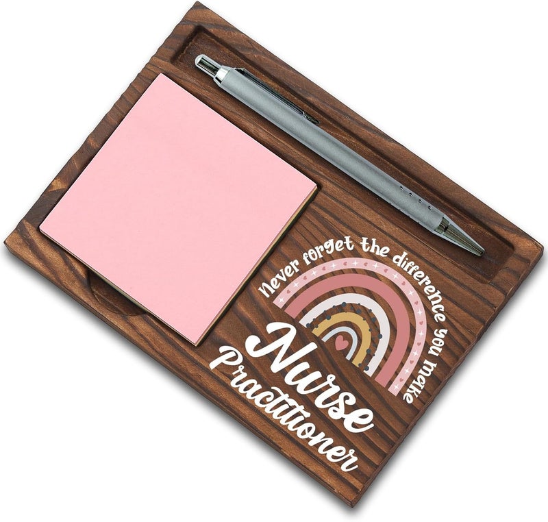 SunyJone Nurse Practitioner Gifts, Thank You Appreciation Gifts for NP Week Graduation Birthday Christmas Office Desk Self-Stick Note Pad Holders SBB22 - Image 1